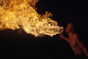 Mundgeruch wie Feuer